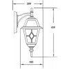 Стеклянный настенный фонарь уличный FARO lead GLASS 91102/04 lgG Bl прозрачный Oasis Light