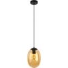 Стеклянный подвесной светильник Bubble 10427 Amber цвет янтарь Loft It
