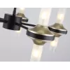 Стеклянная потолочная люстра High Light LH55351 цилиндр прозрачная Ambrella