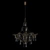 Хрустальная подвесная люстра Lucciola MD18001068-1E matt gold прозрачная DeLight Collection