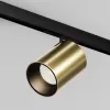 Трековый светильник Focus Led TR187-1-9W3K-M-BBS цилиндр черный Maytoni