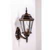 Стеклянный настенный фонарь уличный ASTORIA 2M 91401M Gb ромб прозрачный Oasis Light