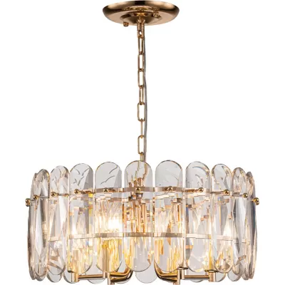 Подвесная люстра Arabana 2114/6S Gold Escada прозрачная