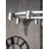 Подвесной светильник Zoom 983 VL10113P08 цилиндр серый Vele Luce
