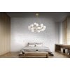 Стеклянный подвесной светильник Marsiada LDP 6033-25 FGD форма шар белый Lumina Deco