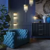 Стеклянный торшер York 4788/12F прозрачный Odeon Light