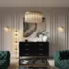 Стеклянный торшер York 4788/12F прозрачный Odeon Light