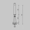 Подвесной комплект Accessories for tracks Flarity TRA154SW-BB-R-PT Maytoni Подвесной комплект Accessories for tracks Flarity TRA154SW-BB-R-PT Maytoni