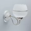 Стеклянное бра Грация 677023701 форма шар белое MW-Light