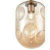 Стеклянный подвесной светильник Alieno VL5354P31 цилиндр цвет янтарь Vele Luce
