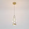 Стеклянный подвесной светильник Frasco 50267/1 LED латунь прозрачный форма шар Eurosvet