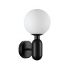 Стеклянное бра Okia 4668/1W форма шар белое Odeon Light