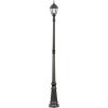 Стеклянный наземный фонарь ARSENAL S 91209S Bl прозрачный Oasis Light