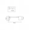 Настенный светильник Loft 765677 черный цилиндр Lightstar