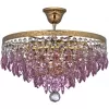 Хрустальная потолочная люстра Castellana Gold Castellana E 1.3.38.603 G прозрачная Arti Lampadari
