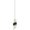 Стеклянный подвесной светильник MD23001022 MD23001022-1A matt black прозрачный DeLight Collection