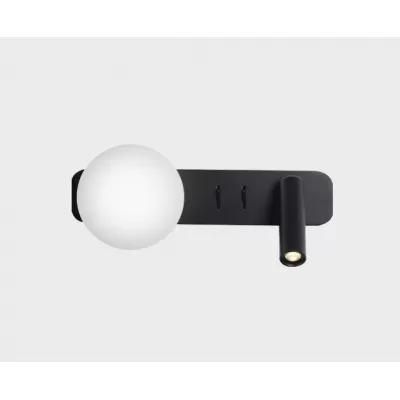 Настенный светильник IT08-8024 IT08-8024 black 3000K Italline форма шар