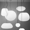 Стеклянный подвесной светильник Lumi F07A1501 белый Fabbian