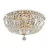 Хрустальная потолочная люстра Basfor DIA100-CL-03-G прозрачная Maytoni