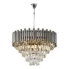 Хрустальная подвесная люстра Savage P9510-8 NIC прозрачная iLamp