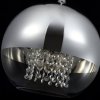 Стеклянный подвесной светильник Fermi P140-PL-170-1-N форма шар прозрачный Maytoni