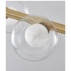 Стеклянная потолочная люстра Sara V2211-C форма шар белая