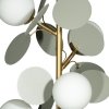 Стеклянный торшер Matisse 10008F Grey форма шар белый Loft It