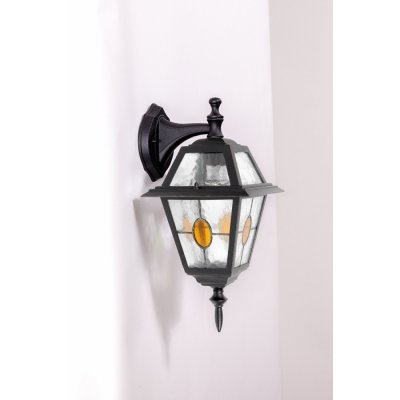 Настенный фонарь уличный FARO lead GLASS 91102/04 lgY Bl Oasis Light