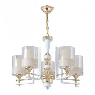 Подвесная люстра Florentia-6087 306087/5 Wh/Gd