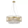 Хрустальная подвесная люстра Subito 4779-6P цилиндр прозрачная Favourite