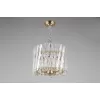 Хрустальная подвесная люстра Verene APL.808.13.05 прозрачная Aployt