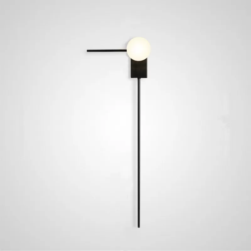 Стеклянное бра  LINGE01 форма шар белое ImperiumLoft Стеклянное бра  LINGE01 форма шар белое ImperiumLoft