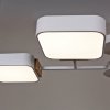 Потолочная люстра  03363-0.3-04 WH+WOOD белая