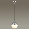 Стеклянный подвесной светильник Pinga 4959/1 форма шар белый Odeon Light
