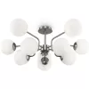 Стеклянная потолочная люстра Erich MOD221PL-10N форма шар белая Maytoni
