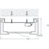 Стеклянный точечный светильник Downlight DL218G/1