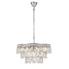 Стеклянная подвесная люстра Augostina VL3253P06 прозрачная Vele Luce