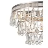 Стеклянная подвесная люстра Augostina VL3253P06 прозрачная Vele Luce