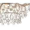 Стеклянная подвесная люстра Augostina VL3253P06 прозрачная Vele Luce