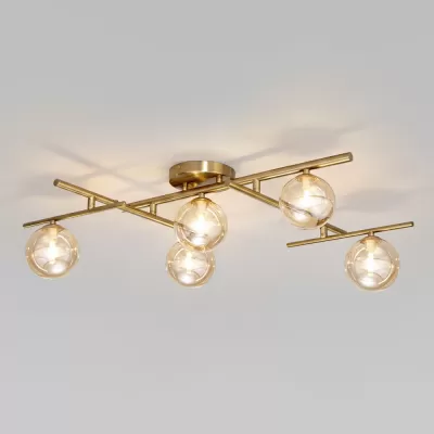 Потолочная люстра Liana 502001/5 латунь Eurosvet