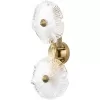 Стеклянный настенный светильник Bloom 10352/2W AB белый Loft It Стеклянный настенный светильник Bloom 10352/2W AB белый Loft It