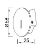 Подсветка для лестниц и ступеней Sotavento 9290 черный Mantra