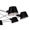 Потолочная люстра Eimer 1512-9P конус черная Favourite