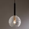 Стеклянный подвесной светильник  MARISOL01 прозрачный форма шар ImperiumLoft