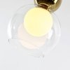 Стеклянный подвесной светильник Alliance 2730-1P форма шар белый Favourite