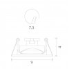 Точечный светильник Accento A3219PL-1BK Artelamp