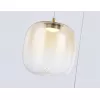 Стеклянный подвесной светильник High Light LH11105 цилиндр цвет янтарь Ambrella