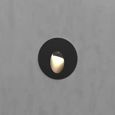 Встраиваемый светильник уличный  MRL LED 1101 чёрный Elektrostandard