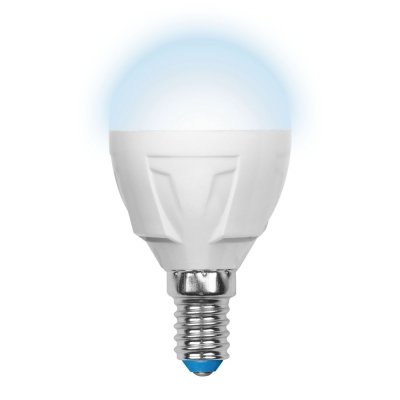 Лампочка светодиодная  LED-G45 7W/NW/E14/FR PLP01WH картон Uniel