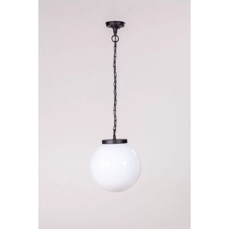 Уличный светильник подвесной  88205L Bl форма шар белый Oasis Light Уличный светильник подвесной  88205L Bl форма шар белый Oasis Light